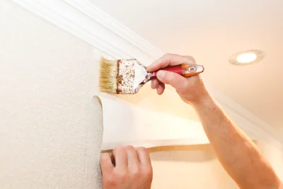 Pose de papier peint à Mont-Roc — revêtements muraux et toiles de verre
